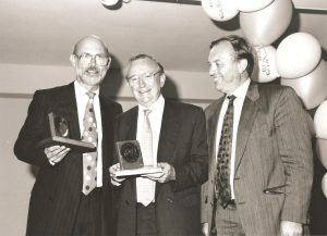 Tim and Jimmy Gordon receive their fellowships 1994