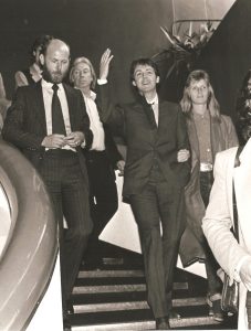 with Paul McCartney 1970s